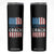 Harris Walz Skinny Tumbler Prosecutor And The Coach 2024 Vintage American Flag TB11 Black Print Your Wear