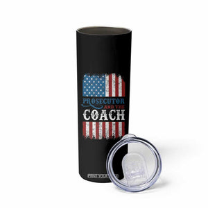 Harris Walz Skinny Tumbler Prosecutor And The Coach 2024 Vintage American Flag TB11 Print Your Wear