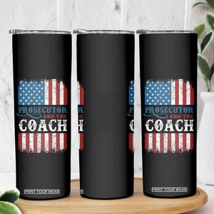 Harris Walz Skinny Tumbler Prosecutor And The Coach 2024 Vintage American Flag TB11 Print Your Wear