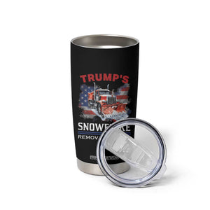 Funny Trump 2024 Tumbler Cup Trump's Snowflake Removal Service US Flag TB11 Print Your Wear