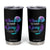 Suicide Prevention Awareness Tumbler Cup Choose To Keep Going Semicolon Rose Feather TB11 Black Print Your Wear