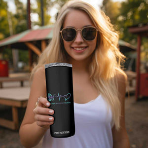 Suicide Prevention Awareness Skinny Tumbler No Story Should End Too Soon Butterfly Heartbeat TB11 Print Your Wear