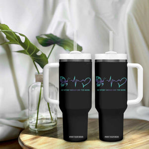 Suicide Prevention Awareness Tumbler With Handle No Story Should End Too Soon Butterfly Heartbeat TB11 Print Your Wear