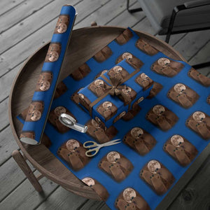 Three Marcus The Worm Moon Wrapping Paper Roll Funny Weird Cursed Meme TS11 Blue Print Your Wear