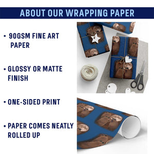 Three Marcus The Worm Moon Wrapping Paper Roll Funny Weird Cursed Meme TS11 Print Your Wear