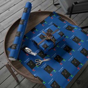 Tim Cheese Is Calling Wrapping Paper Roll Funny Decline Or Accept Meme TS02 Blue Print Your Wear
