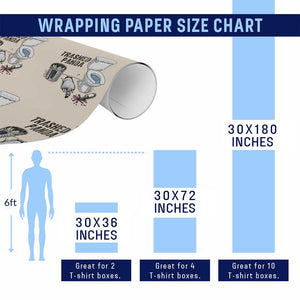 Trashed Panda Wrapping Paper Roll Funny Drunk Racoon Meme TS14 Print Your Wear