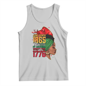 Juneteenth 1865 Tank Top Black Pride Because My Ancestors Weren't Free in 1776 Not 4Th Of July TS01 Ash Print Your Wear