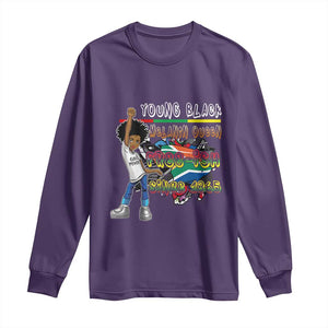 Free Ish Juneteenth Long Sleeve Shirt Freedom Day Since 1865 TS01 Purple Print Your Wear