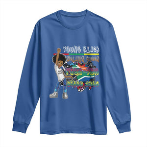 Free Ish Juneteenth Long Sleeve Shirt Freedom Day Since 1865 TS01 Royal Blue Print Your Wear