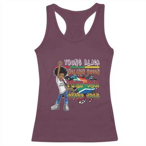 Free Ish Juneteenth Racerback Tank Top Freedom Day Since 1865 TS01 Maroon Print Your Wear