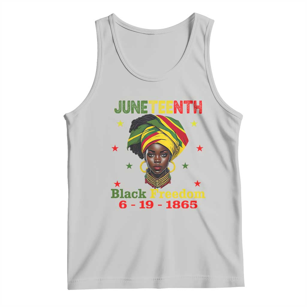 Juneteenth Black Freedom Tank Top Since 1865 For African Women Black Pride TS01 Ash Print Your Wear