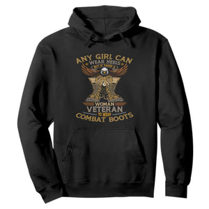 My Favorite Veteran is My Mom Hoodie US Flag, Proud Veteran Mother Gift TS01 Black Print Your Wear