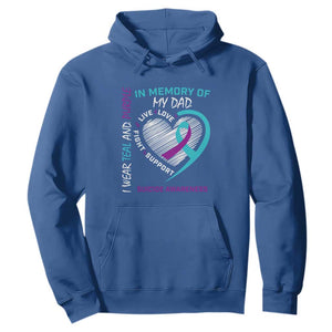 In Memory of My Son Hoodie Suicide Awareness & Prevention - Loss of Child Tribute TS01 Royal Blue Print Your Wear