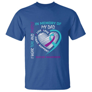 In Memory of My Son T Shirt Suicide Awareness & Prevention - Loss of Child Tribute TS01 Royal Blue Print Your Wear