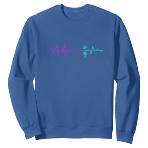 Suicide Prevention Awareness Sweatshirt Semicolon Stay Strong Design TS01 Royal Blue Print Your Wear