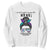 Mental Health Support Sweatshirt Suicide Prevention Awareness - Messy Bun Design TS01 White Print Your Wear