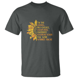 I'm the Liberal T Shirt Feminist Gift - Classic Fit for Activists TS01 Dark Heather Print Your Wear