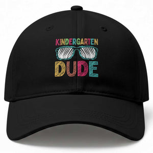 Kindergarten Dude Baseball Cap Funny First Day Back to School Student TS01 Print Your Wear