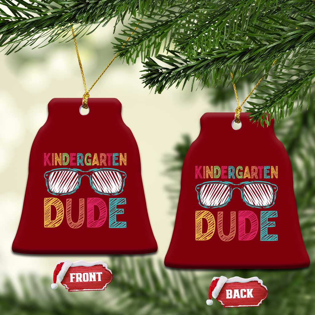 Kindergarten Dude Ceramic Ornament Funny First Day Back to School Student TS01 Print Your Wear