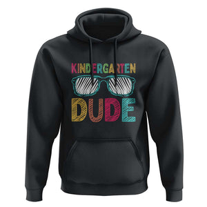 Kindergarten Dude Hoodie Funny First Day Back to School Student TS01 Black Print Your Wear