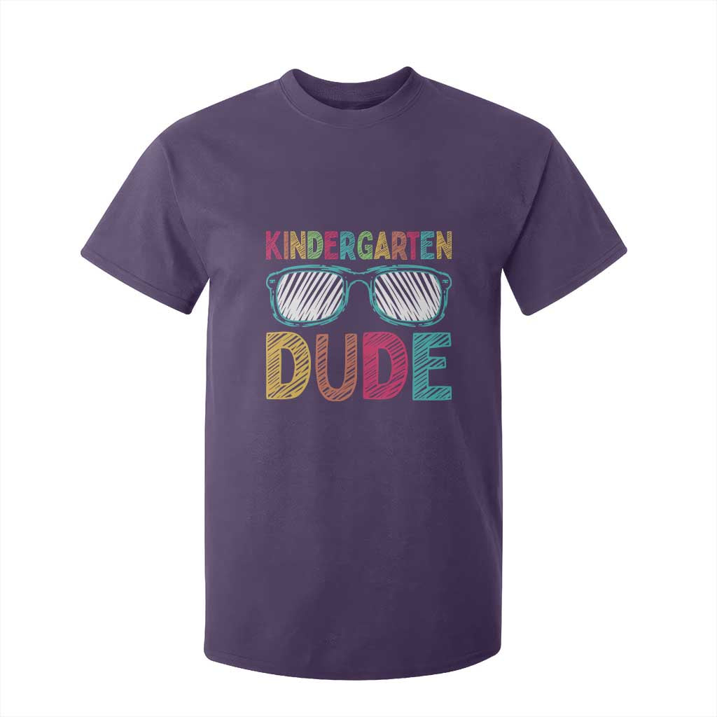 Kindergarten Dude T Shirt For Kid Funny First Day Back to School Student TS01 Purple Print Your Wear