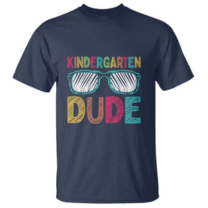 Kindergarten Dude T Shirt Funny First Day Back to School Student TS01 Navy Print Your Wear