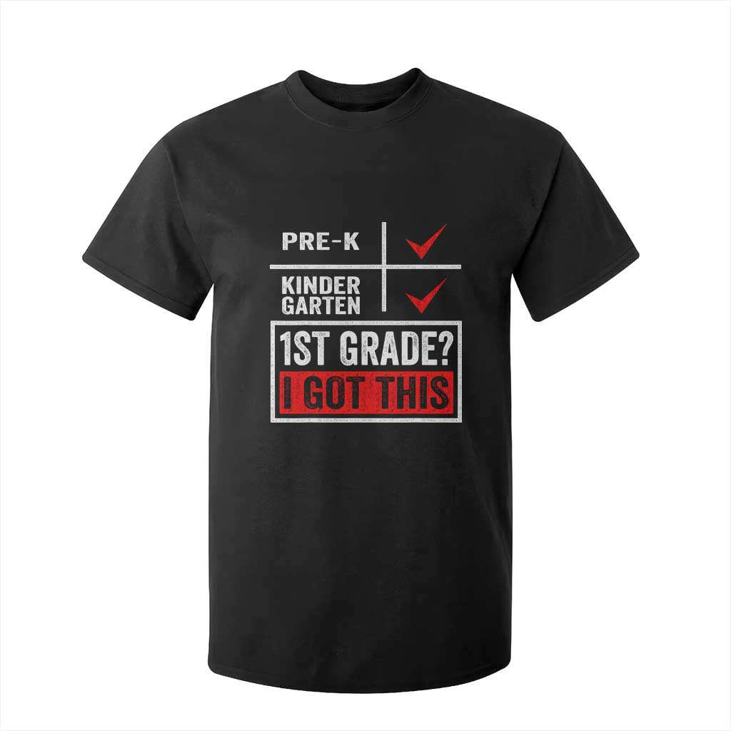 Boys and Girls First Day of First Grade T Shirt For Kid Back to School TS01 Black Print Your Wear