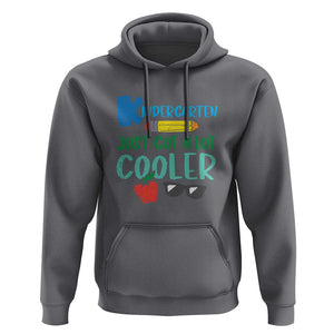 Funny First Day of School Hoodie Kids Kindergarten Just Got Cooler TS01 Charcoal Print Your Wear