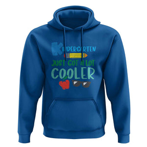 Funny First Day of School Hoodie Kids Kindergarten Just Got Cooler TS01 Royal Blue Print Your Wear