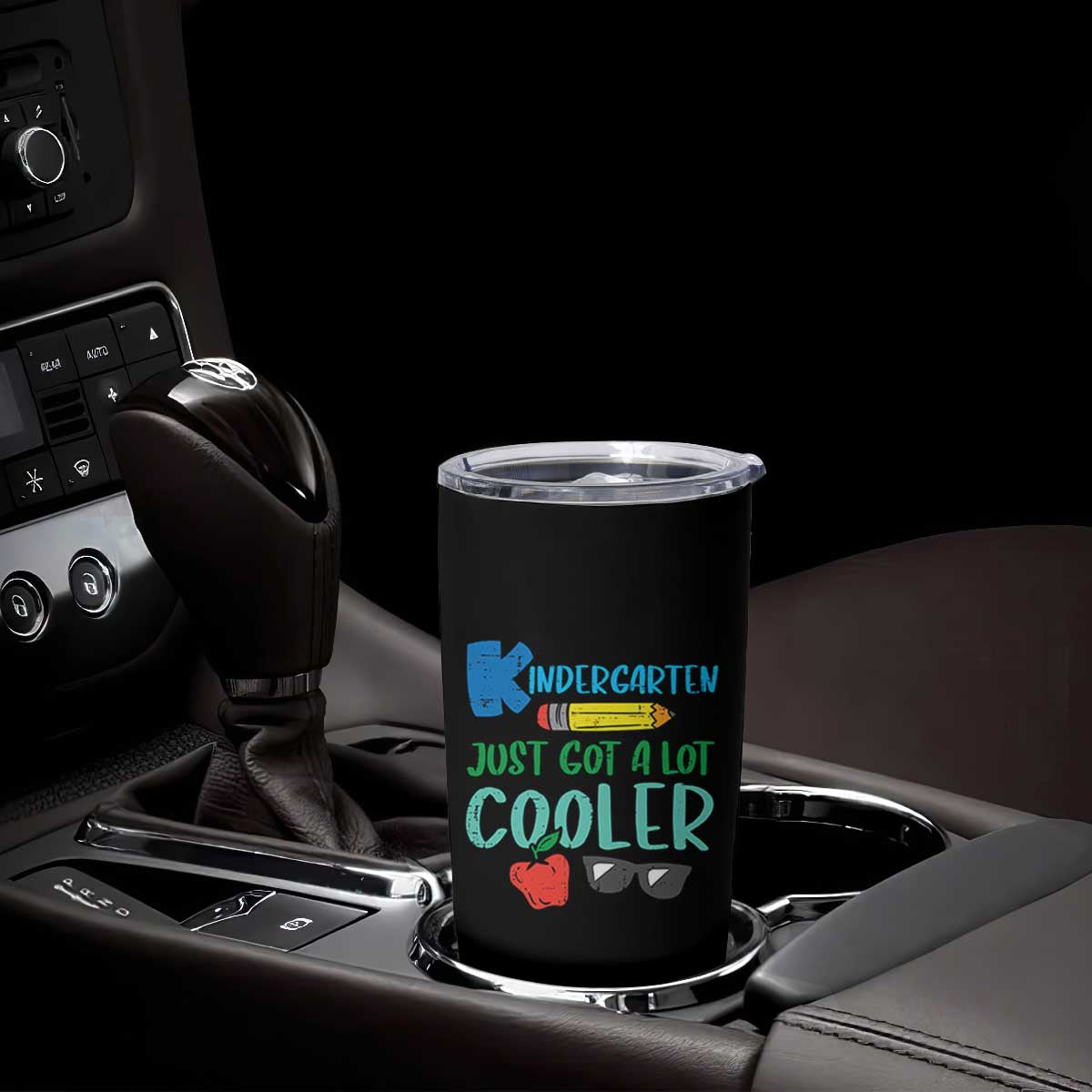 Kindergarten Just Got Cooler Tumbler Cup Funny 1st Day Back to School Kids Gift TS01 Print Your Wear