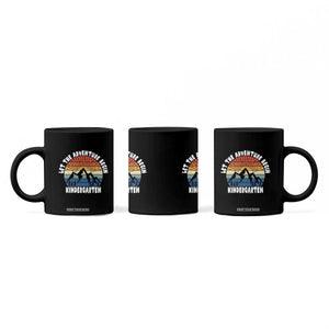 Kindergarten First Day of School Coffee Mug Let the Adventure Begin Cute Back to School Gift TS01 Print Your Wear