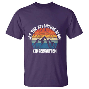 Kindergarten 1st Day of School T Shirt Let the Adventure Begin TS01 Purple Print Your Wear