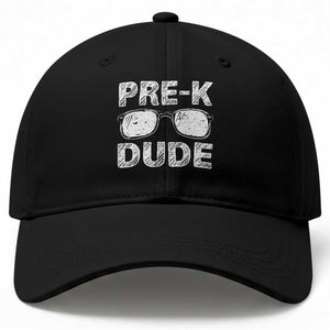 Pre-K Dude Cool First Day of Preschool Baseball Cap Back to School Boys Gift TS01 Print Your Wear