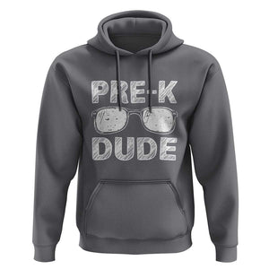 First Day of Preschool Hoodie Pre-K Dude, Back to School Gift TS01 Charcoal Print Your Wear
