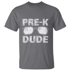 First Day of Preschool T Shirt Pre-K Dude, Back to School Gift TS01 Charcoal Print Your Wear