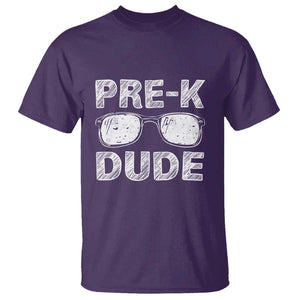 First Day of Preschool T Shirt Pre-K Dude, Back to School Gift TS01 Purple Print Your Wear