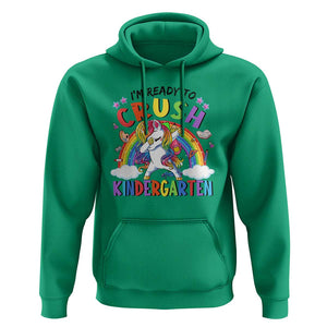 Kids Girl Crush Kindergarten Hoodie First Day Back to School TS01 Irish Green Print Your Wear