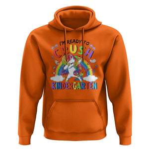 Kids Girl Crush Kindergarten Hoodie First Day Back to School TS01 Orange Print Your Wear