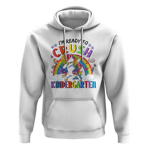 Kids Girl Crush Kindergarten Hoodie First Day Back to School TS01 White Print Your Wear