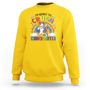 Kids Girl Crush Kindergarten Sweatshirt First Day Back to School TS01 Daisy Print Your Wear