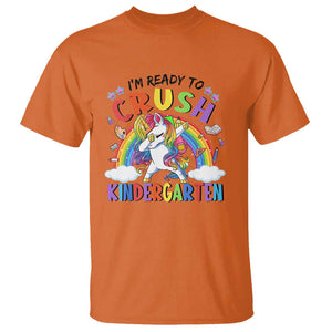 Kids Girl Crush Kindergarten T Shirt First Day Back to School TS01 Orange Print Your Wear