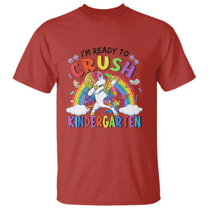 Kids Girl Crush Kindergarten T Shirt First Day Back to School TS01 Red Print Your Wear