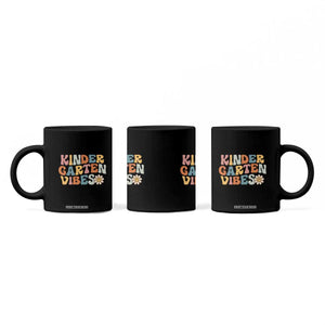 Retro Kindergarten Vibes Coffee Mug Cute Kinder Crew First Day of School TS01 Print Your Wear