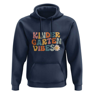 Retro Kindergarten Vibes Hoodie Kinder Crew, First Day of School TS01 Navy Print Your Wear