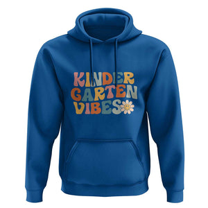 Retro Kindergarten Vibes Hoodie Kinder Crew, First Day of School TS01 Royal Blue Print Your Wear