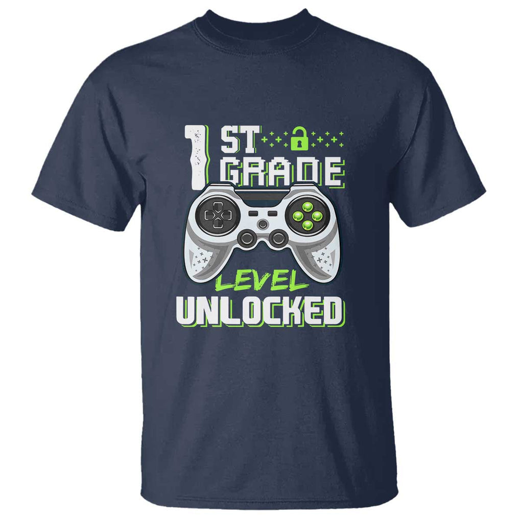 Gamer Boys T Shirt First Day of School, Back to School TS01 Navy Print Your Wear