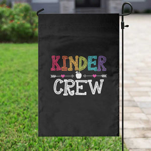 Kinder Crew Funny Kindergarten Garden Flag Teacher and Student Back to School TS01 Print Your Wear