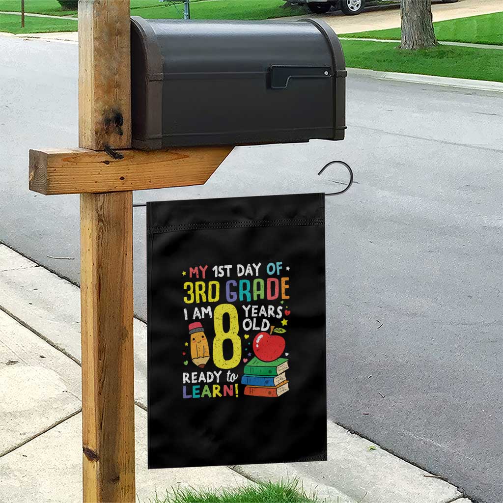 Hello 3rd Grade Garden Flag Boys and Girls First Day Back to School Gift TS01 Print Your Wear