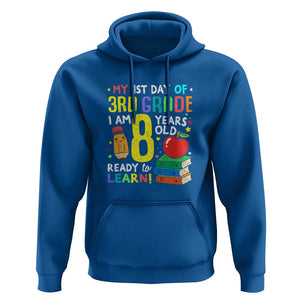 3rd Grade Back to School Hoodie Boys and Girls First Day Gift TS01 Royal Blue Print Your Wear